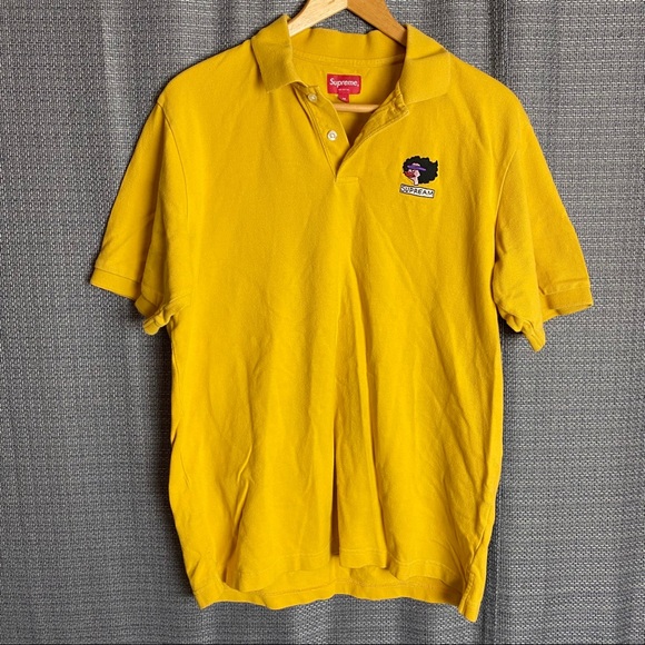 Supreme Gonz Ramm Polo Shirt Mens Size M Yellow - Picture 1 of 8